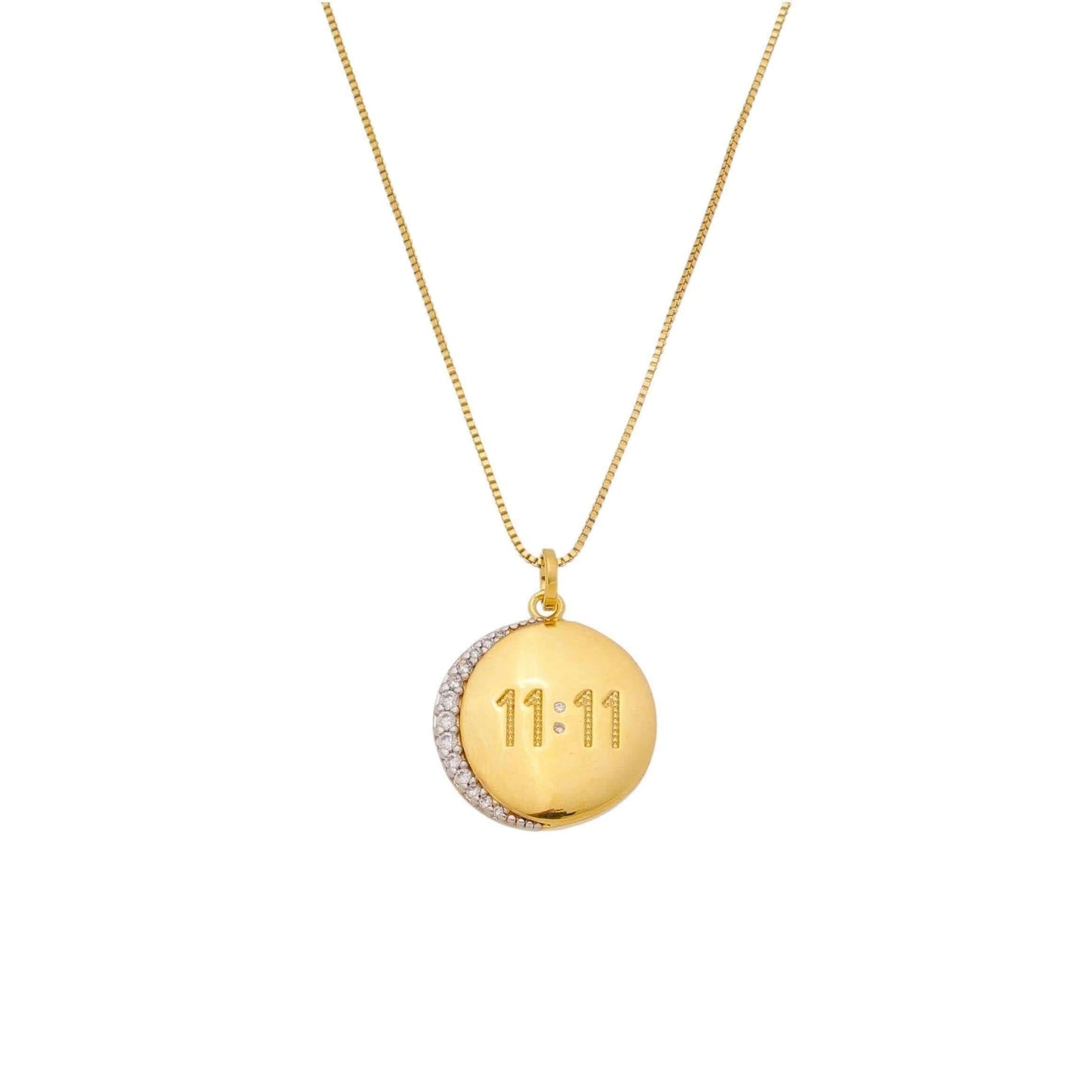 18k Gold Filled 11:11 Synchronicity Necklace